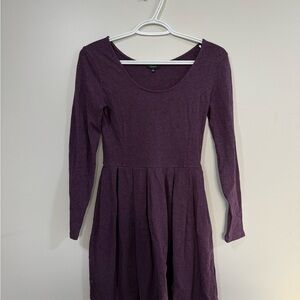 Talula Deep Purple Long Sleeve Dress​